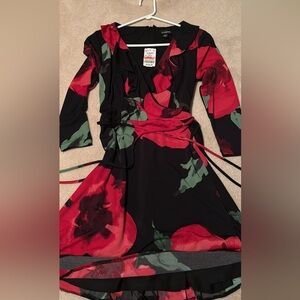 Flattering Faux Wrap Dress